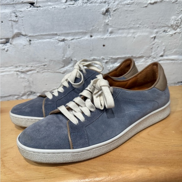 Frye Alexis Low Lace Aqua Suede Sneakers‎ size 9 - Picture 1 of 11